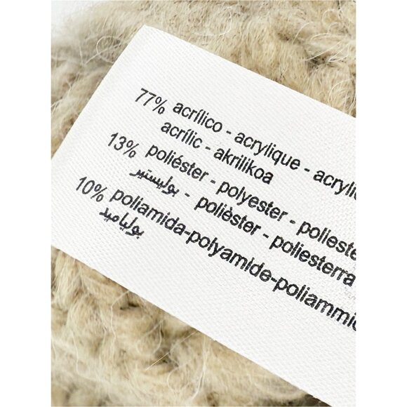 Zara XS/S Oversized Boxy Crochet Open Knit Sweater Top ~ Boho Festival NEW - Picture 8 of 10